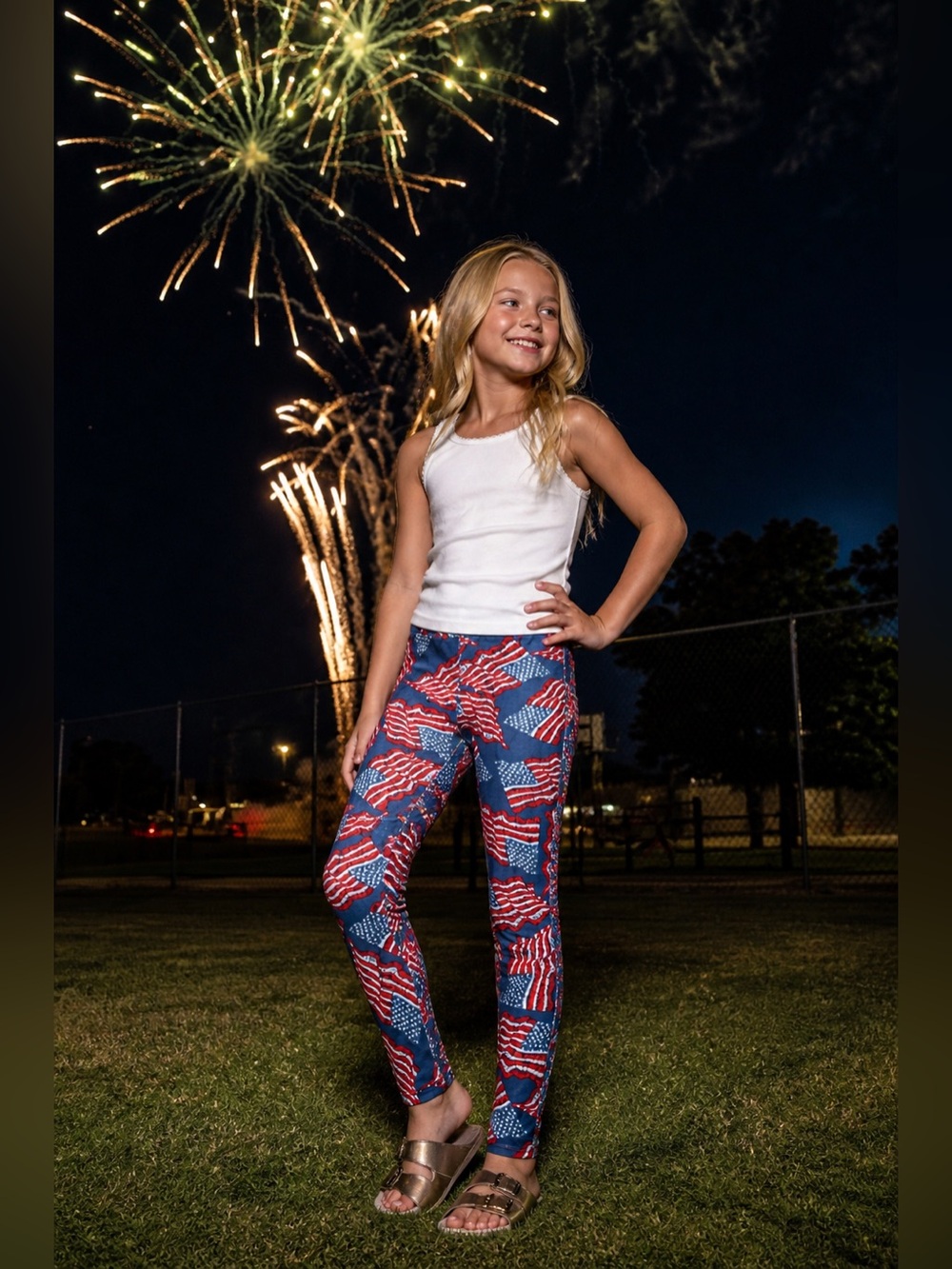 LulaRoe Patterned Leggings • size tween • NWOT